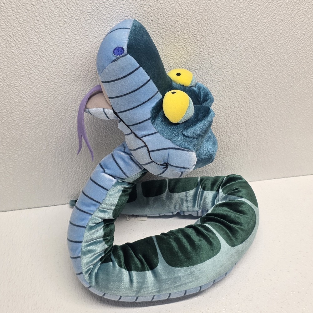 KAA The Jungle Book Disney Store Exclusive 40" Plush Toy Blue Snake Poseable